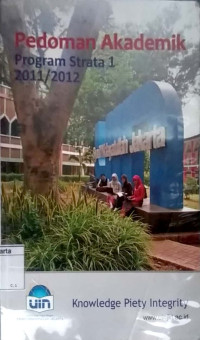 Pedoman akademik program strata 1 2011/2012